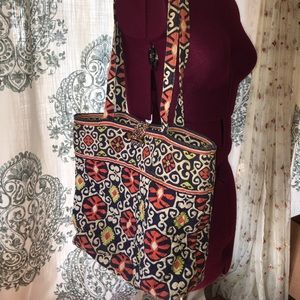 Vera Bradley Quilted Spring Shoulder Tote